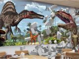 Dinosaurs Murals Walls Wall Background Wallpaper Diamond Custom 3d Wall Mural Wallpaper