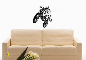 Dirt Bike Wall Murals Tribal Bike Moto Motorbike Jump Motorcycle Wall Decal Vinyl Sticker