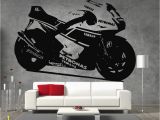 Dirt Bike Wall Murals Yamaha Petronas Moto Gp Racing Motor Bike Vinyl Sticker Wall