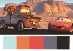 Disney Cars Murals these Disney Pixar Palettes are the Most Aesthetically Pleasing