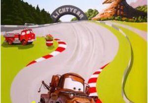 Disney Cars Race Track Mini Wall Mural 24 Best Cars Mural Images
