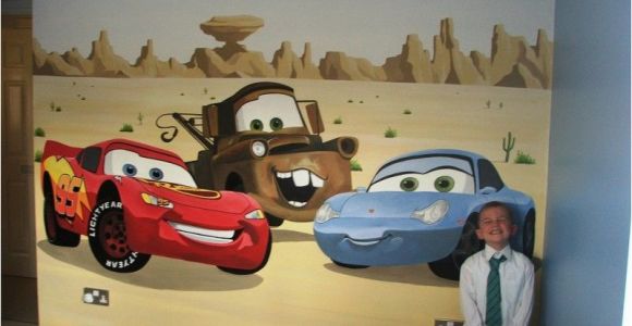 Disney Cars Wall Mural Disney Pixar Cars Only I D Have Lighting Mater and the