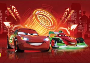 Disney Cars Wall Mural Doe Het Zelf Muurposters Cars Neon Wallpaper Wall