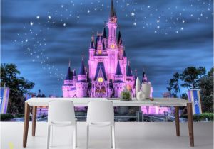 Disney Castle Mural Wallpaper Beibehang Custom Wallpaper Home Decor 3d Mural Fantasy Star Castle