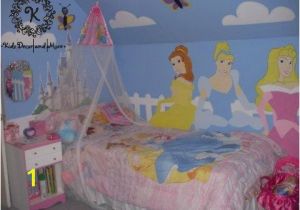 Disney Castle Wall Mural Disney Princess Wall Mural Custom Design Hand Paint Girls