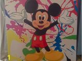 Disney Character Wall Murals Mickey Mouse Painted Canvas