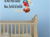 Disney Character Wall Murals Nursery Quote