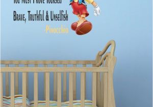 Disney Character Wall Murals Nursery Quote