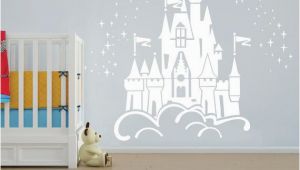 Disney Cinderella Castle Wall Mural Floating Disney Fairy Castle Wall Sticker Vinyl Decal Wall