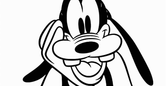 Disney Clips Coloring Pages Goofy Coloring Pages
