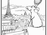 Disney Color and Play Coloring Pages Ratatouille S Remy In Paris Coloring Pages Hellokids