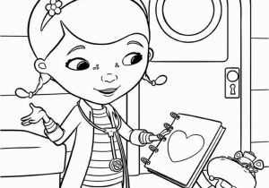 Disney Coloring Pages Doc Mcstuffins Doctor at the Clinic with Images