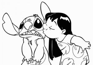 Disney Coloring Pages Lilo and Stitch Lilo and Stitch Kiss Coloring Pages Hellokids