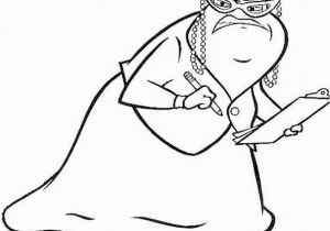 Disney Coloring Pages Monsters Inc Waternoose Coloring Pages Hellokids