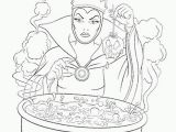 Disney Evil Queen Coloring Pages Evil Queen From Snow White Of Disney with Images