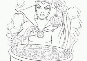 Disney Evil Queen Coloring Pages Evil Queen From Snow White Of Disney with Images