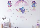 Disney Fairy Wall Mural Fairies Repositionable Fabric Wall Decal for Nursery or