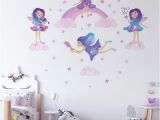 Disney Fairy Wall Mural Fairies Repositionable Fabric Wall Decal for Nursery or