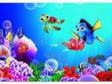 Disney Finding Nemo Wall Mural Finding Nemo Colorful Fish Wall Decal Removable Stickers