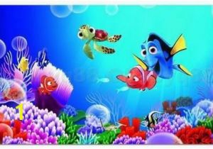 Disney Finding Nemo Wall Mural Finding Nemo Colorful Fish Wall Decal Removable Stickers