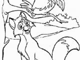 Disney Fox and the Hound Coloring Pages Fox and the Hound Coloring Pages Free Printable Fox and