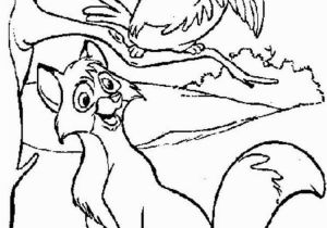 Disney Fox and the Hound Coloring Pages Fox and the Hound Coloring Pages Free Printable Fox and