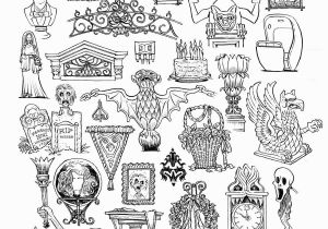 Disney Haunted Mansion Coloring Pages Haunted Mansion Parts Dcarson 1 2001 600 Pixels