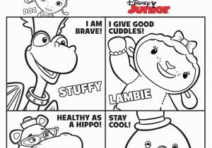 Disney Junior Doc Mcstuffins Coloring Pages Doc Mcstuffins Character Colouring Page