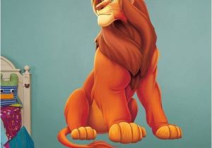 Disney Lion King Wall Murals Lion King Simba Smashed Wall Decal Graphic Wall Sticker