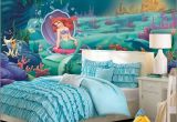 Disney Little Mermaid Wall Mural Ariel Mermaid Waterfall forter Little Mermaid Ariel theme