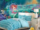 Disney Little Mermaid Wall Mural Ariel Mermaid Waterfall forter Little Mermaid Ariel theme