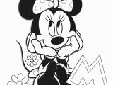 Disney Minnie Mouse Printable Coloring Pages Minnie