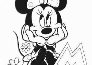 Disney Minnie Mouse Printable Coloring Pages Minnie