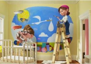 Disney Painted Wall Murals I Love This Wall Mural From the Movie Up