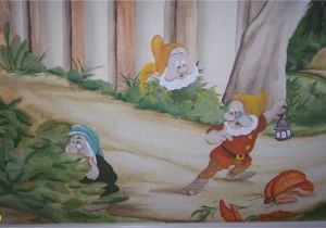 Disney Painted Wall Murals Snow White Mural Disneyprincess