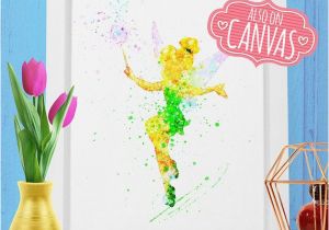 Disney Peter Pan Wall Murals Disney Peter Pan Wall Art Canvas Tinker Bell Art by