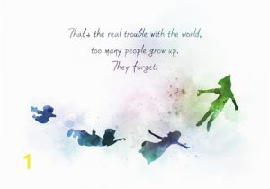 Disney Peter Pan Wall Murals Peter Pan Quote Art Print Nursery Gift Wall Art Home