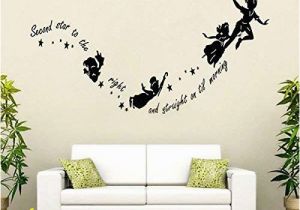 Disney Peter Pan Wall Murals Quickstick Peter Pan Wall Stickers Decal Kids Room Nursery Mural