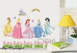 Disney Princess Castle Wall Mural 5 Disney Princess Castle Rainbow Wall Decal Removable Sticker Kids