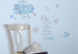 Disney Princess Mural Stickers Disney Frozen Let It Go Peel and Stick Wall Decals