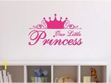 Disney Princess Wall Mural Stickers asian Paints Wall S Our Little Princess Baby Wall Sticker Pvc Vinyl 0 01 Cm X 76 2 Cm X 30 48 Cm Pink