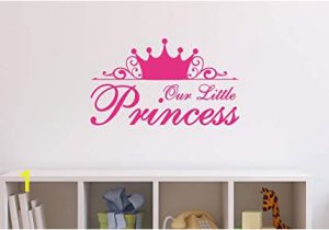 Disney Princess Wall Mural Stickers asian Paints Wall S Our Little Princess Baby Wall Sticker Pvc Vinyl 0 01 Cm X 76 2 Cm X 30 48 Cm Pink