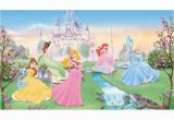 Disney Princess Wallpaper Murals Disney Dancing Princesses Prepasted Accent Wall Mural