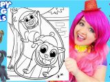 Disney Puppy Dog Pals Coloring Pages Coloring Puppy Dog Pals Bingo & Rolly Coloring Page Prismacolor Markers