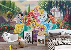 Disney Tangled Wall Mural Disney Princesses Beauty Beast Wallpaper Wall