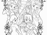 Disney Tinkerbell Coloring Pages to Print Tinkerbell Coloring Pages