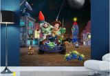 Disney toy Story Wall Mural Childrens Dream Bedrooms Decorating with Wallpaper and