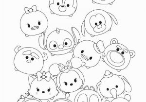 Disney Tsum Tsum Coloring Pages Cute Tsum Tsum Coloring Pages Printable Activity Sheets In