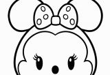 Disney Tsum Tsum Coloring Pages Minnie Mouse From Mickey Mouse Tsum Tsum Coloring Pages for