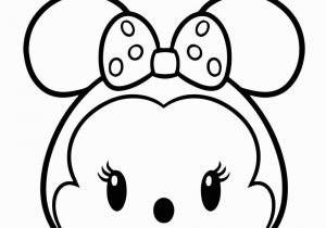 Disney Tsum Tsum Coloring Pages Minnie Mouse From Mickey Mouse Tsum Tsum Coloring Pages for
